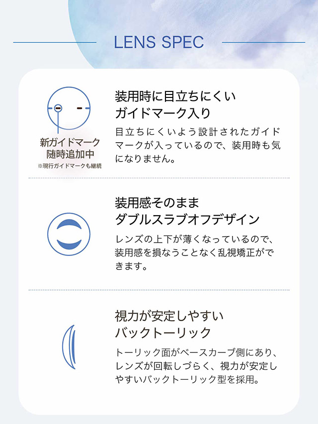 乱視用カラコン ワンデーアイレリアルUVトーリック