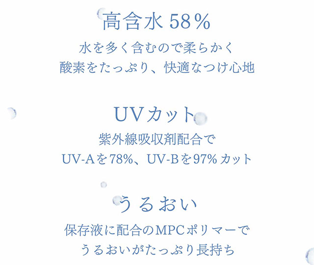 高含水58%,UVカット,うるおい|プライムワンデークリア Prime1day Clear 1箱30枚入 カラコンと一緒に買うと送料無料