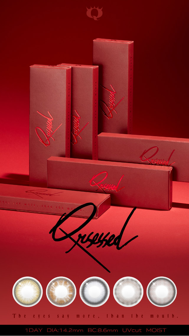 クラセストメインビジュアル|最新の韓国トレンドを盛り込んで表現したワンデーカラコン【クラセスト(Qrsessed)】ワンデーカラコン,1day,DIA14.2mm,含水率38.0%,低含水