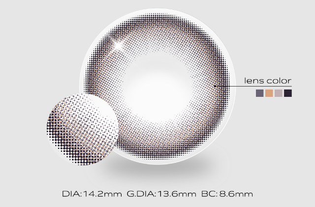 ダスティグレープレンズ写真|ENHYPEN HEESEUNG(ヒスン)イメージモデル,最新の韓国トレンドを盛り込んで表現したワンデーカラコン【クラセスト(Qrsessed)】ワンデーカラコン,1day,DIA14.2mm,含水率38.0%,低含水