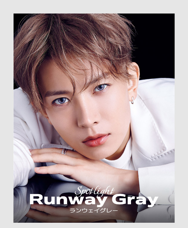 ランウェイグレー|ENHYPEN HEESEUNG(ヒスン)イメージモデル,最新の韓国トレンドを盛り込んで表現したワンデーカラコン【クラセスト(Qrsessed)】ワンデーカラコン,1day,DIA14.2mm,含水率38.0%,低含水