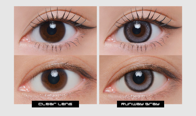 ランウェイグレー装用写真|ENHYPEN HEESEUNG(ヒスン)イメージモデル,最新の韓国トレンドを盛り込んで表現したワンデーカラコン【クラセスト(Qrsessed)】ワンデーカラコン,1day,DIA14.2mm,含水率38.0%,低含水