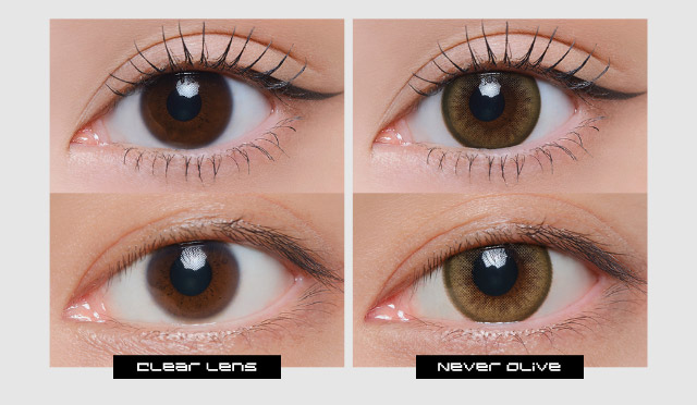 ネバーオリーブ装用写真|ENHYPEN HEESEUNG(ヒスン)イメージモデル,最新の韓国トレンドを盛り込んで表現したワンデーカラコン【クラセスト(Qrsessed)】ワンデーカラコン,1day,DIA14.2mm,含水率38.0%,低含水