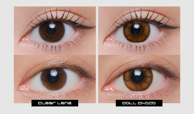 ドールチョコ装用写真|ENHYPEN HEESEUNG(ヒスン)イメージモデル,最新の韓国トレンドを盛り込んで表現したワンデーカラコン【クラセスト(Qrsessed)】ワンデーカラコン,1day,DIA14.2mm,含水率38.0%,低含水