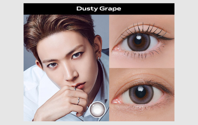 クラセストのダスティグレープ|ENHYPEN HEESEUNG(ヒスン)イメージモデル,最新の韓国トレンドを盛り込んで表現したワンデーカラコン【クラセスト(Qrsessed)】ワンデーカラコン,1day,DIA14.2mm,含水率38.0%,低含水