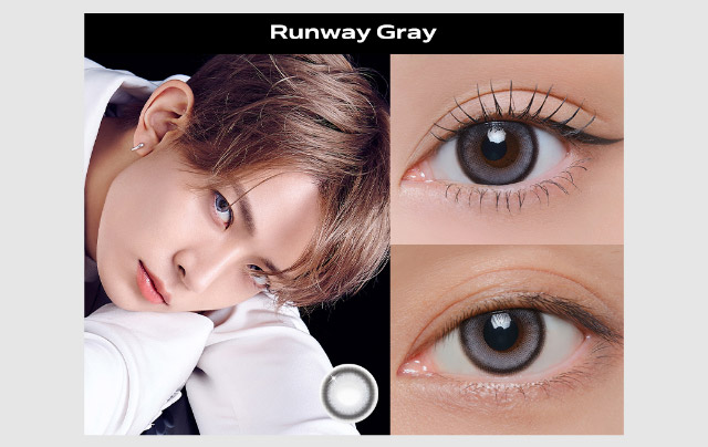 クラセストのランウェイグレー|ENHYPEN HEESEUNG(ヒスン)イメージモデル,最新の韓国トレンドを盛り込んで表現したワンデーカラコン【クラセスト(Qrsessed)】ワンデーカラコン,1day,DIA14.2mm,含水率38.0%,低含水
