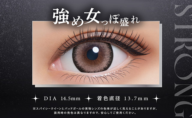 圧倒的に盛れる♡強め女っぽ盛れ,DIA14.5mm,着色直径13.7mm|人気モデルせいせいプロデュース&イメージモデル,強く印象的な瞳になれる視線くぎづけカラコン「リセイ(RESAY)」1day,DIA14.5mm,UVカット