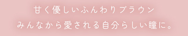 甘く優しいふんわりブラウン,みんなから愛される自分らしい瞳に|ナチュラルで透明感のある瞳になれる2WEEKカラコン,RICHI STANDARD 2WEEK SERIES(リッチスタンダードツーウィーク),2week,1箱6枚入り,DIA14.2mm,BC8.6mm