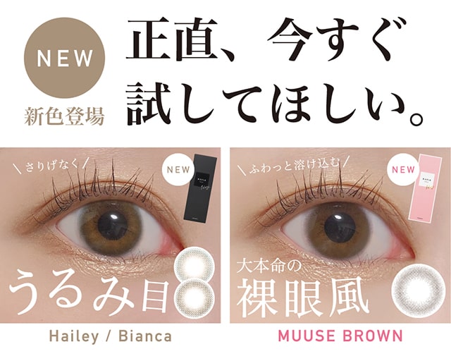 レヴィアワンデーに新色登場