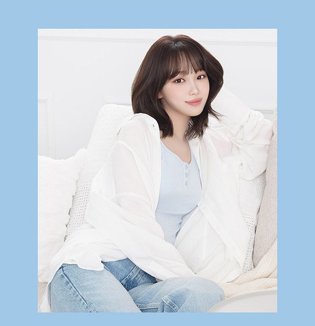 レヴィアシリーズのブランドミューズKIM CHAEWON (キム・チェウォン) of LE SSERAFIM|KIM CHAEWON (キム・チェウォン) of LE SSERAFIMイメージモデルの レヴィアブルーライトバリアワンデークリア(ReVIA Blue Light Barrier 1DAY)は業界初ブルーライトをカットするクリアコンタクトレンズ,ブルーライトカット,紫外線カット,1day,30枚入り