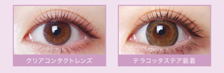 シェリーク,テラコッタステアの装着比較画像