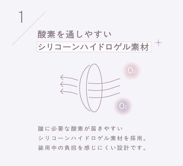 酸素を通しやすいシリコーンハイドロゲル素材|生まれつきキレイ、みたいな瞳へ。指原莉乃さん(さっしー・さしこ)プロデュースのトパーズからつけ心地にこだわったトパーズ シリコーンハイドロゲル(TOPARDS SILICONE HYDROGEL)が登場♡シリコーンハイドロゲル,うるおい成分,UVカット,低含水,非イオン性レンズ,BMW製法,非球面レンズ
