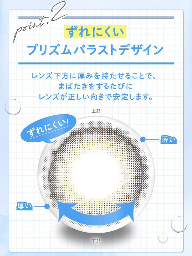 フェリアモ トーリック(乱視用) プリズムバラストデザイン