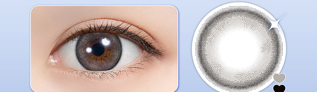 フェリアモマンスリーのシュガーパール|毎日可愛い飽きない♡白石麻衣さん(まいやん)イメージモデル フェリアモ マンスリー(feliamo 1MONTH)人気のワンデーカラコンが待望のマンスリーに♡1month 1ヶ月 1箱2枚入り BC8.6mm 含水率38%