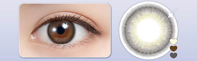 フェリアモマンスリーのコーヒーゼリー|毎日可愛い飽きない♡白石麻衣さん(まいやん)イメージモデル フェリアモ マンスリー(feliamo 1MONTH)人気のワンデーカラコンが待望のマンスリーに♡1month 1ヶ月 1箱2枚入り BC8.6mm 含水率38%