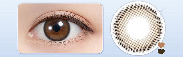 フェリアモマンスリーのウーロンティー|毎日可愛い飽きない♡白石麻衣さん(まいやん)イメージモデル フェリアモ マンスリー(feliamo 1MONTH)人気のワンデーカラコンが待望のマンスリーに♡1month 1ヶ月 1箱2枚入り BC8.6mm 含水率38%