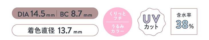 メルシェバイエンジェルカラー ワンデー シナモンラテはほっこりときめく大きなうるみeyeに。ハズさないあこがれベージュブラウン