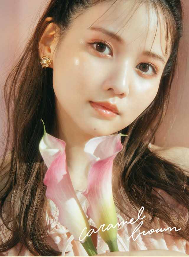 佐藤ノアちゃんプロデュース&イメージモデルのワンデーカラコン【ramurie(ラムリエ)】佐藤ノアちゃん着用写真