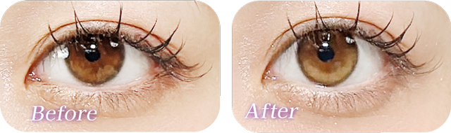 オーレンズグローイワンデーブラウン着用画像