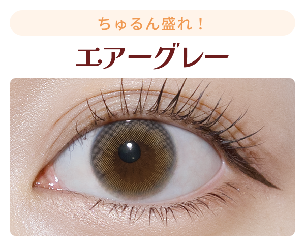 エアーグレーの装用画像