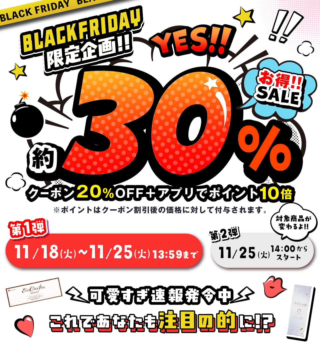 ブラックフライデー限定企画!!約30%OFF