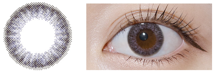 エヌズコレクション ココナッツ レンズ/装用画像