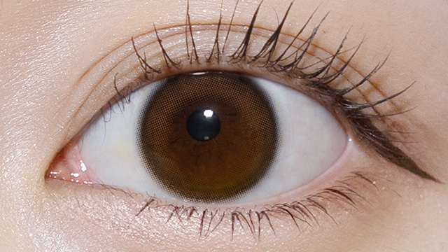 エバーカラーワンデーミリモア / じらしてショコラ レンズ画像