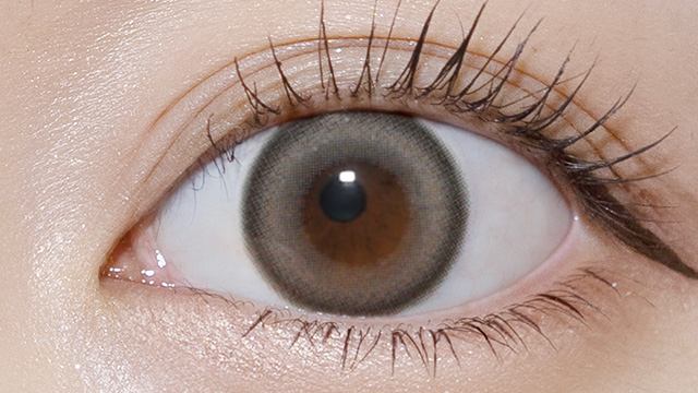 オーレンズ ムードナイトワンデー / ムードブラウン レンズ画像