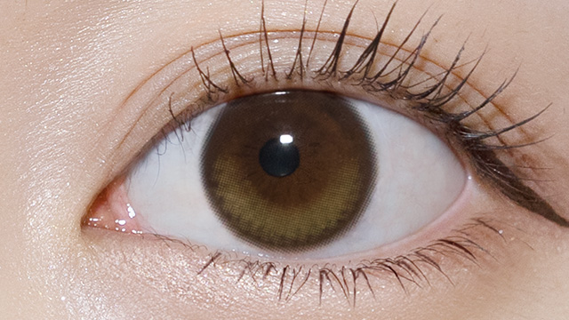 オーレンズ グローイワンデー / ゴールデンオリーブ レンズ画像