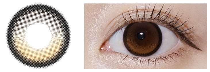 プリンキス ジュエルドロップ レンズ/装用画像