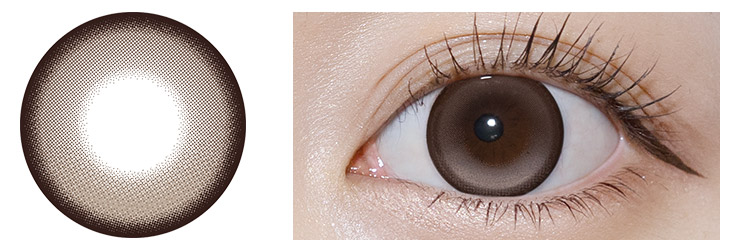 フランミー シュガーチュロス レンズ/装用画像