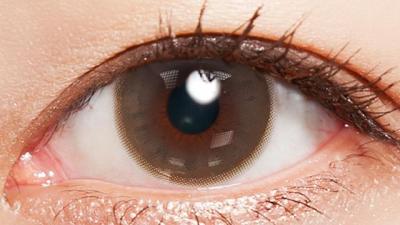 ライトブラウン 装用画像