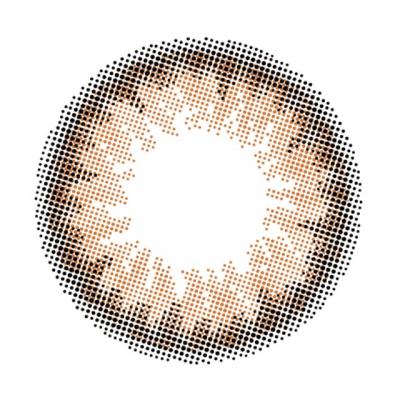 エンジェルカラーバンビヴィンテージ ワンデー ナチュラルブラウン レンズ画像