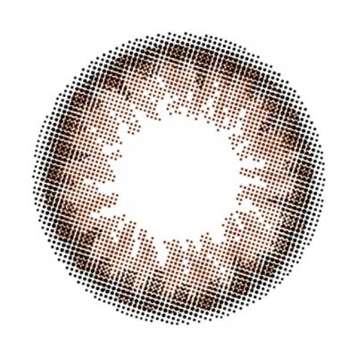 エンジェルカラーバンビヴィンテージ ワンデー ナチュラルヌード レンズ画像