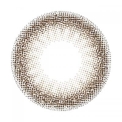 エンジェルカラーバンビヴィンテージ ワンデー ピュアブラウン レンズ画像