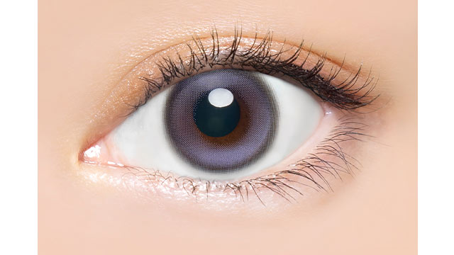 エンジェルカラーバンビワンデー スノーパープル10枚入(2)