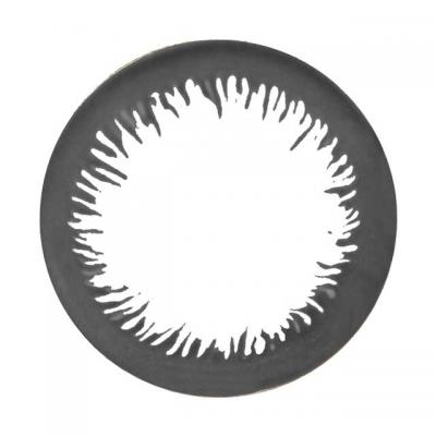 アクセントブラック CYL-0.75 AXIS180° レンズ画像