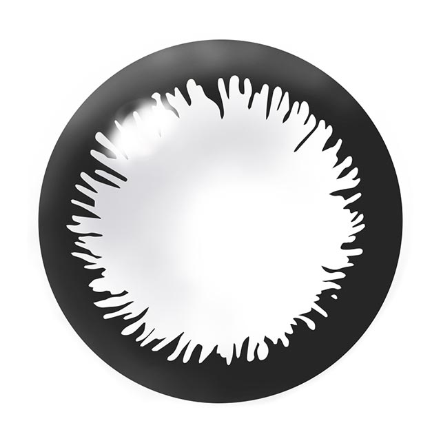 エンジェルアイズワンデートーリック(乱視用) アクセントブラック CYL-1.25/AXIS180(3)