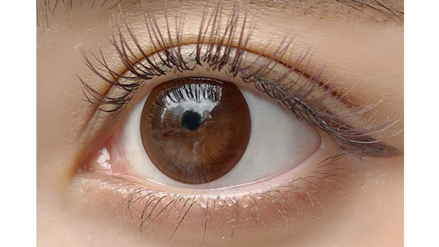 エンジェルアイズワンデートーリック(乱視用) ヴィヴィッドブラウン CYL-1.25/AXIS180(2)