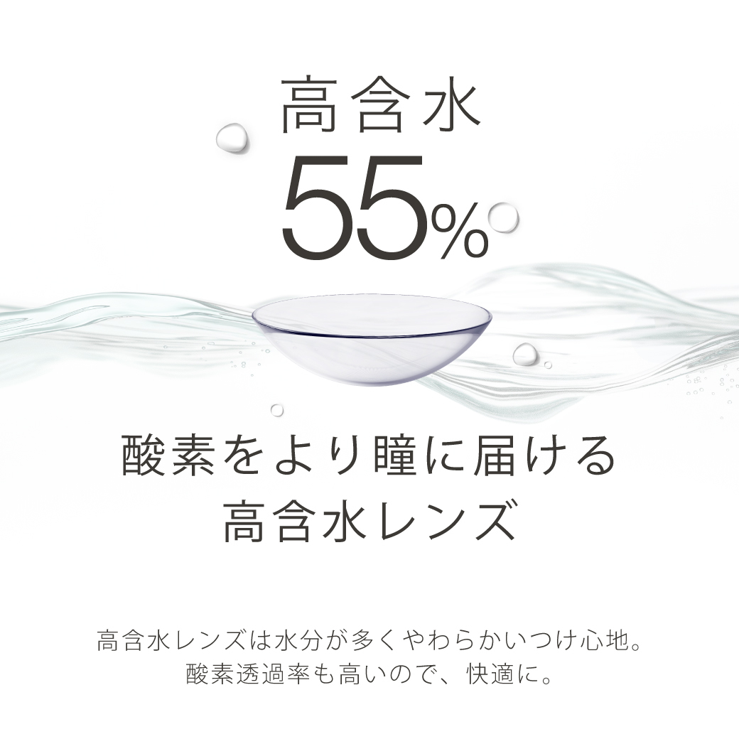 エアレンズトーリック1dayモイスチャー55%UV クリア(CYL-1.25/AXIS180°)(7)