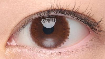 ブラウン 装用画像