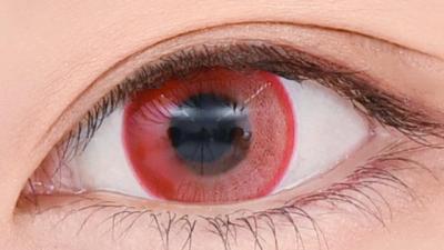 ルビーグラス 装用画像