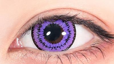 ツインバイオレット 装用画像