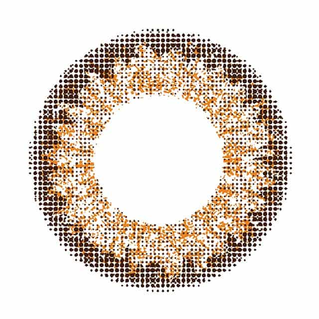 ビーハートビーマンスリー No.10オランジュブラウン 度あり