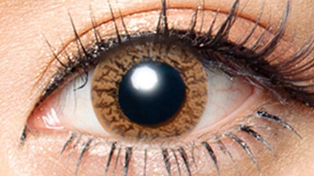 コンタクトフィルムズ 01BR ワントーンブラウン度なし 14.0mm
