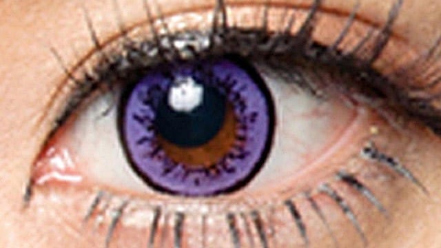 コンタクトフィルムズ 02VI ツートーンバイオレット度なし14.0mm