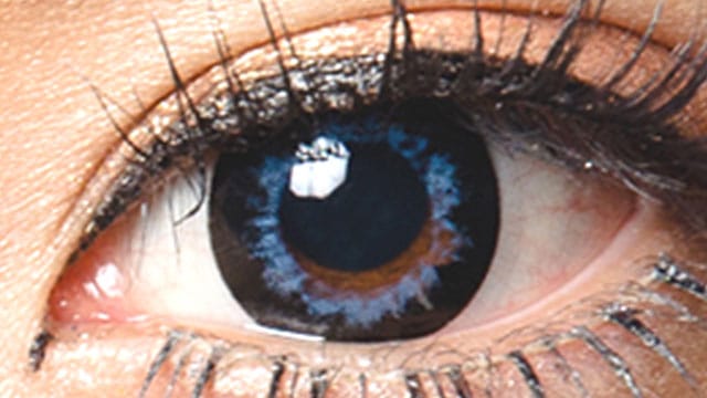 コンタクトフィルムズ 04BL カラーサークルブルー度なし14.0mm