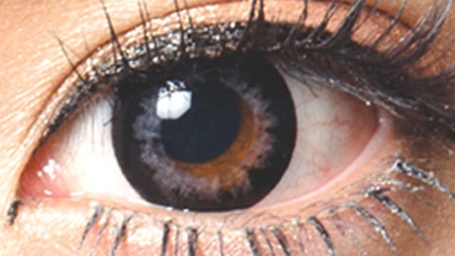 コンタクトフィルムズ 04GR カラーサークルグレー度なし 14.0mm