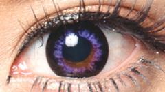 コンタクトフィルムズ 04VI カラーサークルバイオレット度なし14.0mm