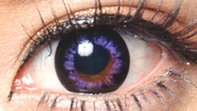コンタクトフィルムズ 04VI カラーサークルバイオレット度なし14.0mm